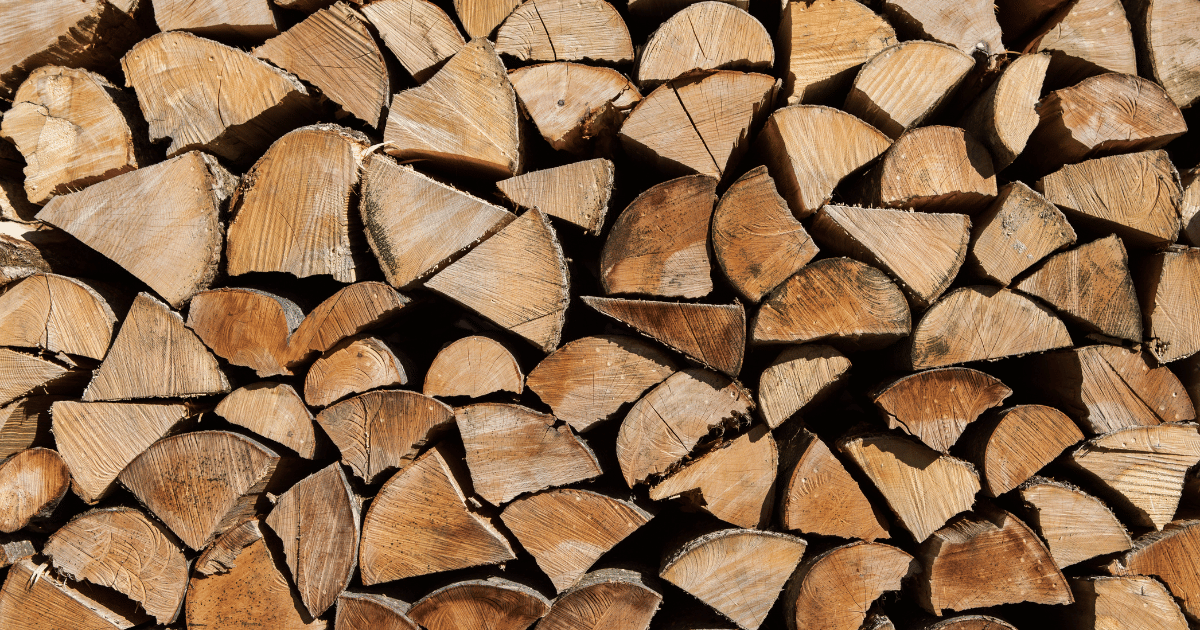 Brennholz gestapelt — Wood Cargo regionaler Holzlieferant