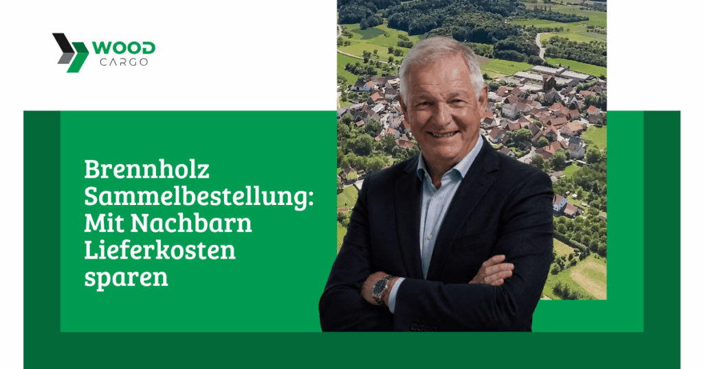 Brennholz Sammelbestellung: Mit Nachbarn Lieferkosten sparen
