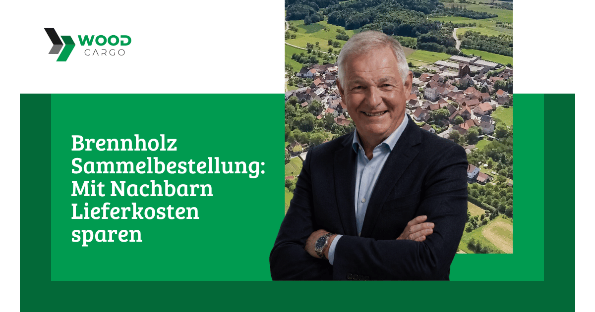 Brennholz Sammelbestellung: Mit Nachbarn Lieferkosten sparen
