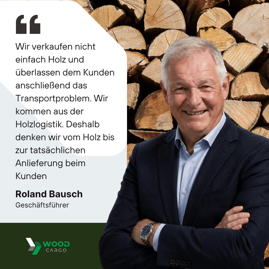 Brennholzlieferung mit transparenten Kosten - Roland Bausch