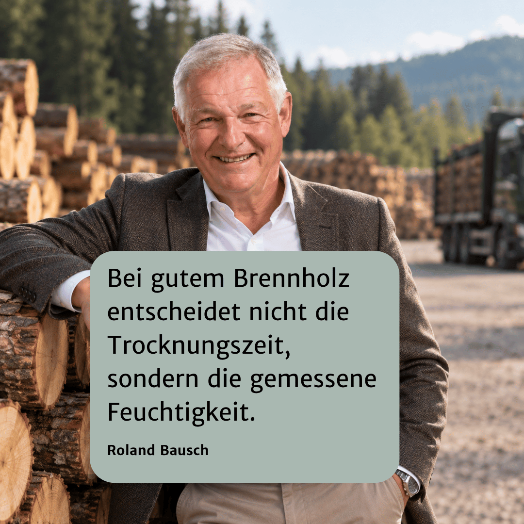 Wie trocken muss Brennholz wirklich sein? – Holzfeuchte richtig verstehen 1 Feuchtigkeit Brennholz - Wood Cargo mit Roland Bausch