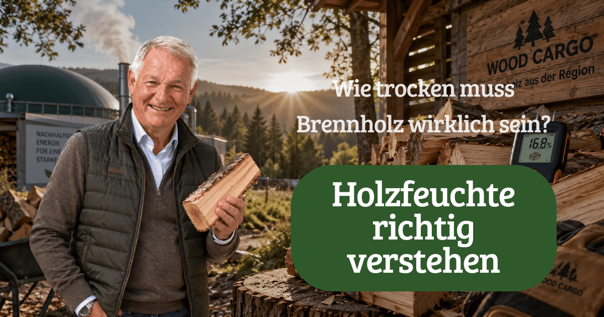 Wie trocken muss Brennholz wirklich sein? – Holzfeuchte richtig verstehen